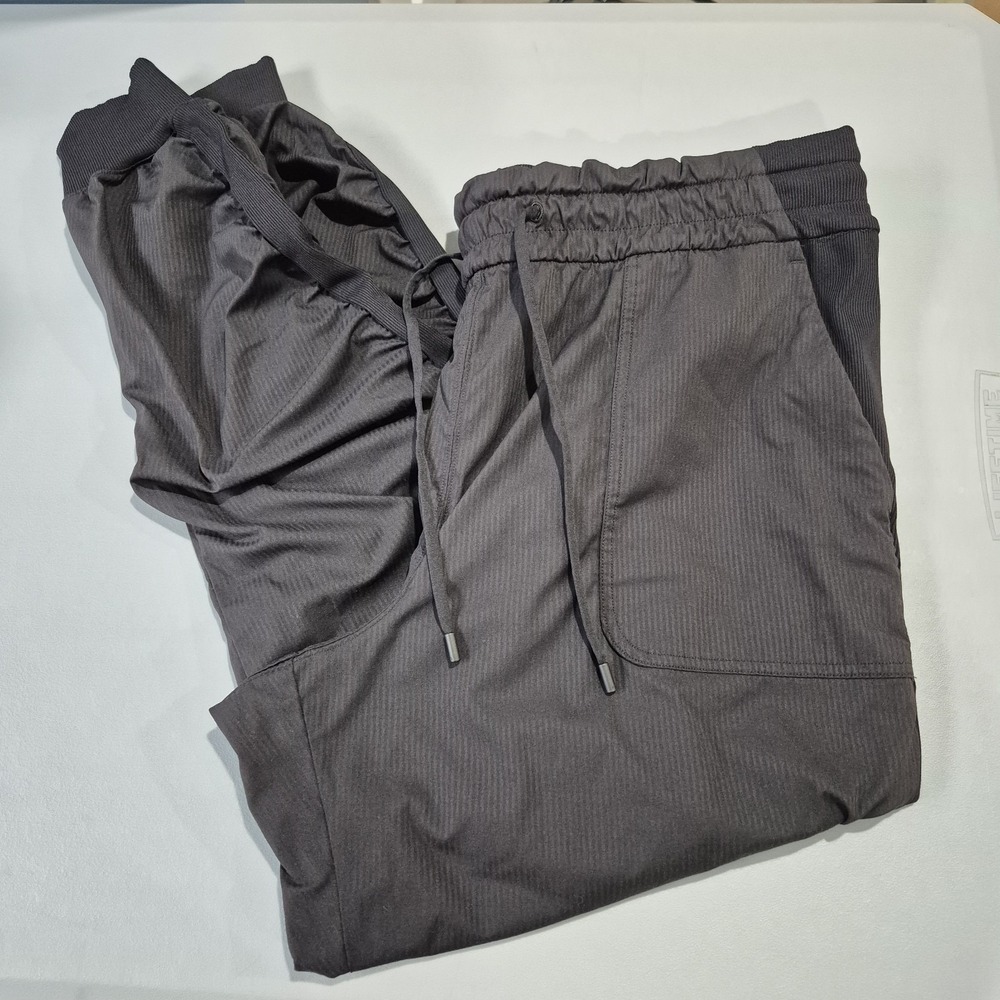 Lululemon Pants Womens 16 Black Jogger Beyond the Studio Dance Travel Ruched